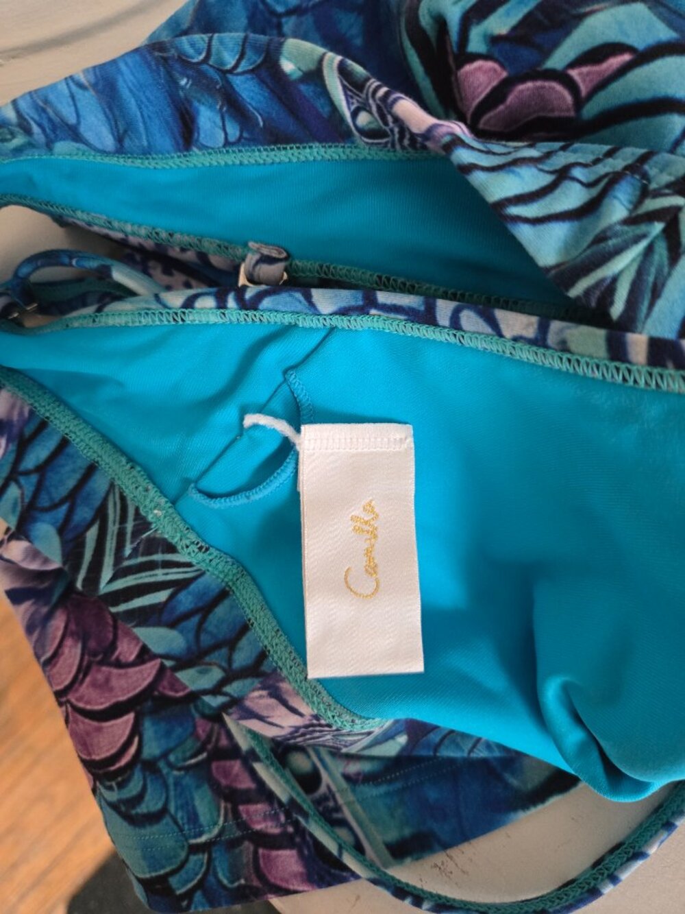 Camilla MoonDance Active Crop Top Sports Bra and Biker Running Shorts Size XS - Picture 13 of 15